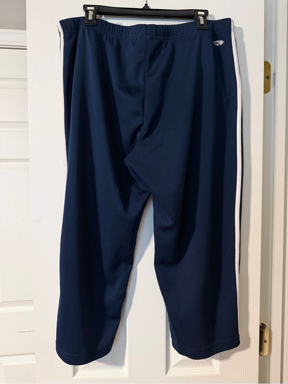 adidas Navy capris with White Three-Stripes - Picture 2 of 3